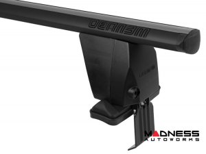 Alfa Romeo Giulia Roof Rack Cross Bars - for models w/o factory roof rails - Black (2017 - 2025) Alfa Romeo Giulia Roof Rack Cross Bars - for models w/o factory roof rails - Black (2017 - 2025)